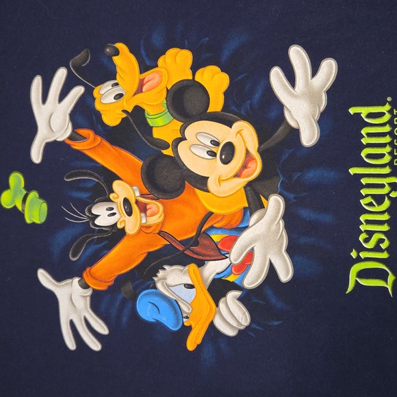 Walt Disney World Vintage Y2K T Shirt Size XL Mickey Mouse Donald Duck Tee - Picture 6 of 6